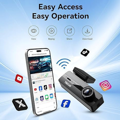 Camera, 2K Quad HD with 6-Glass Lens