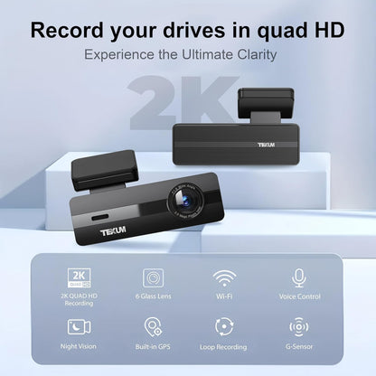 Camera, 2K Quad HD with 6-Glass Lens